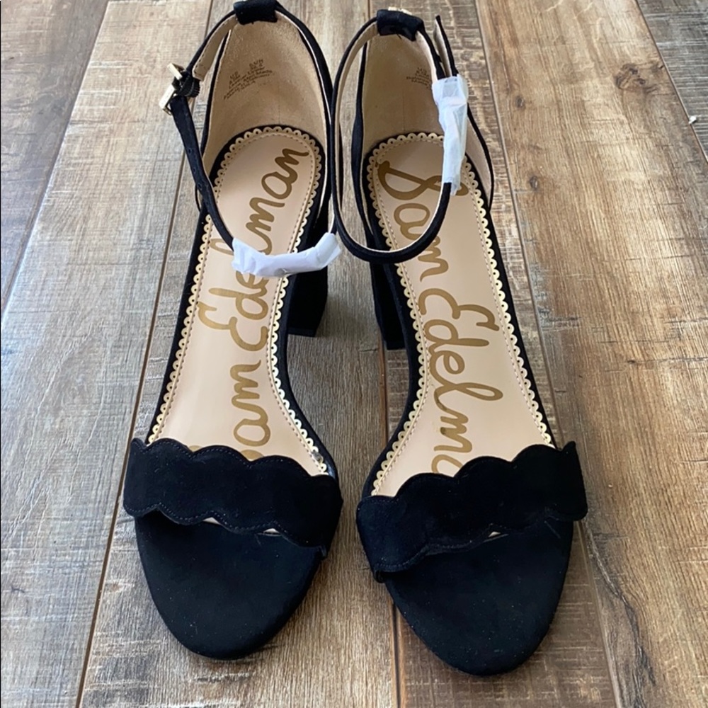 🌟Sam Edelman Black Suede Heels🌟
